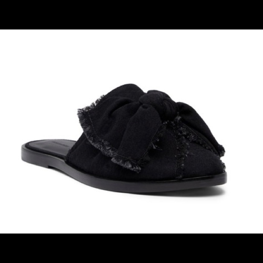 All Saints Rumor Knit Bow Mules